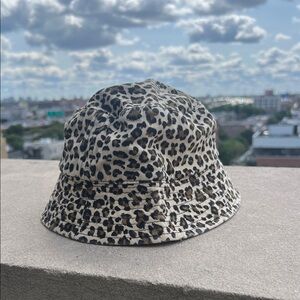 Kids Leopard Print Bucket Hat